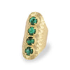 Alex Gemstone Gold Plated Cuff Ring