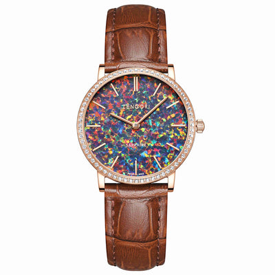 Selena Fire Opal Watch