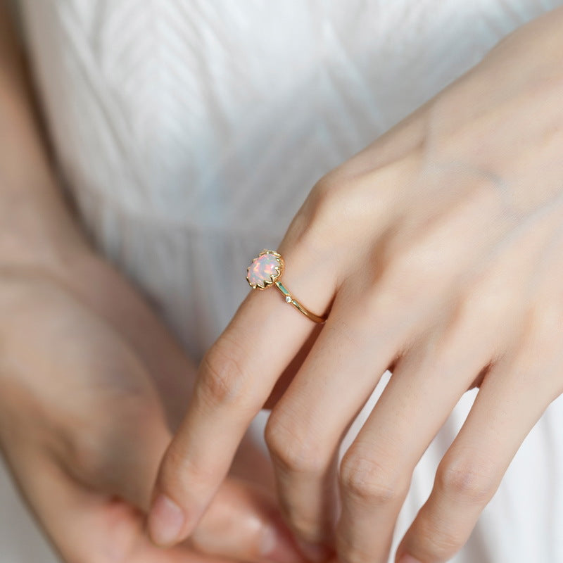 Opal Ware Pattern Ring