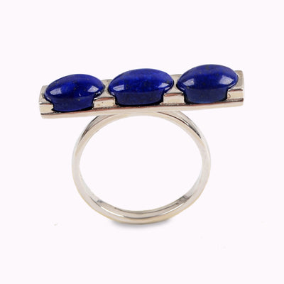 Peony Lapis Lazuli Ring