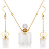 Sue Perfume Bottle Gold Jewelry Set