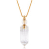 Elisa Natural Stone Perfume Bottle Necklace