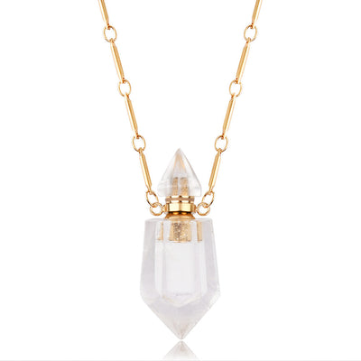 Lucas Gold Essential Oil Bottles Necklace