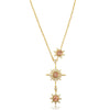 Star Druzy Diamond Chain Necklace