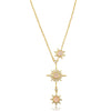 Star Druzy Diamond Chain Necklace