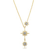 Star Druzy Diamond Chain Necklace