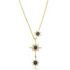 Star Druzy Diamond Chain Necklace