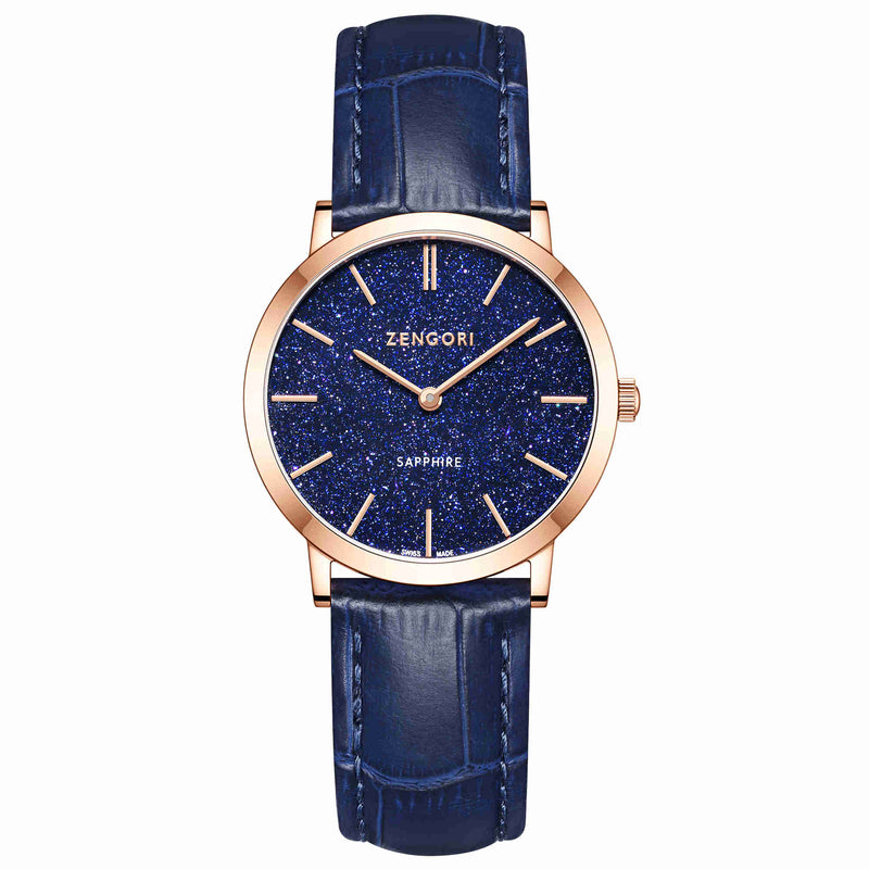 Elma Galaxy Blue Sandstone Watch