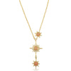 Star Druzy Diamond Chain Necklace