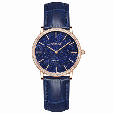 Emma Galaxy Blue Sandstone Watch