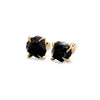 Anne Natural Crystal Claw Gold Earrings