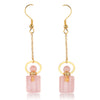 Gordon Perfume Bottle Gold Drop Earrings