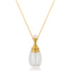 Sylvia Natural Stone Perfume Bottle Necklace