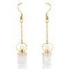 Gordon Perfume Bottle Gold Drop Earrings