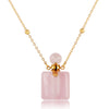 Louise Perfume Bottle Necklace Gold