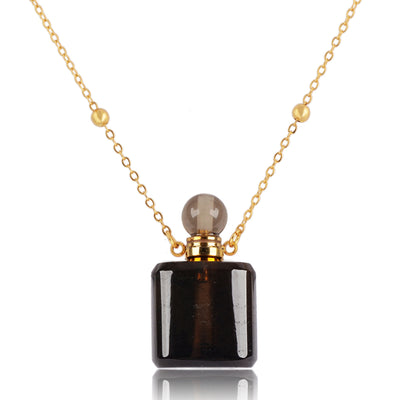 Louise Perfume Bottle Necklace Gold