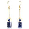 Gordon Perfume Bottle Gold Drop Earrings