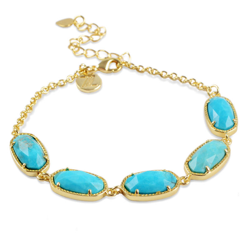 Hesperus Blue Natural Turquoise Jewelry Set