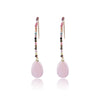 Carol Rose Quartz Dewdrop  Earrings