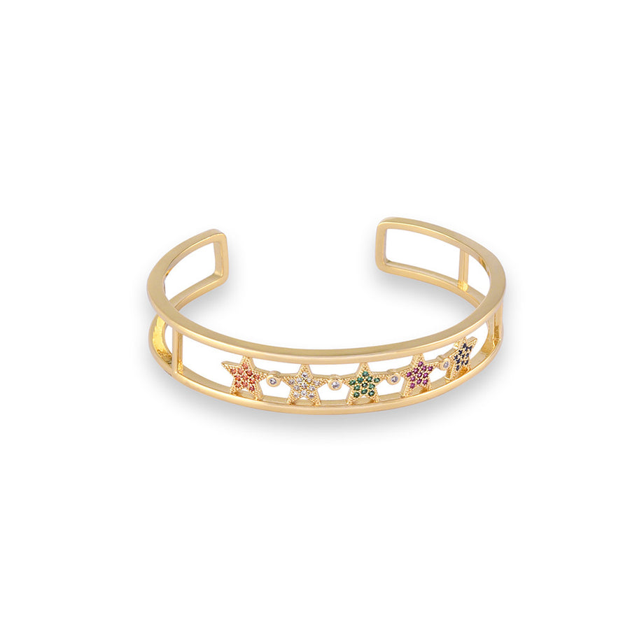 Lynn Stars Hollow Cuff Bangle