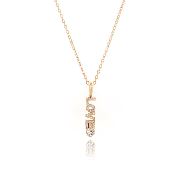 Stella Love Letter Pendant Neckalce