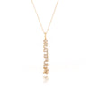 Stella Grateful Letter Pendant Neckalce