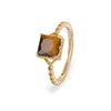 Elaina Square Gemstone Ring