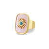 Aria Rectangle Adjustable Ring