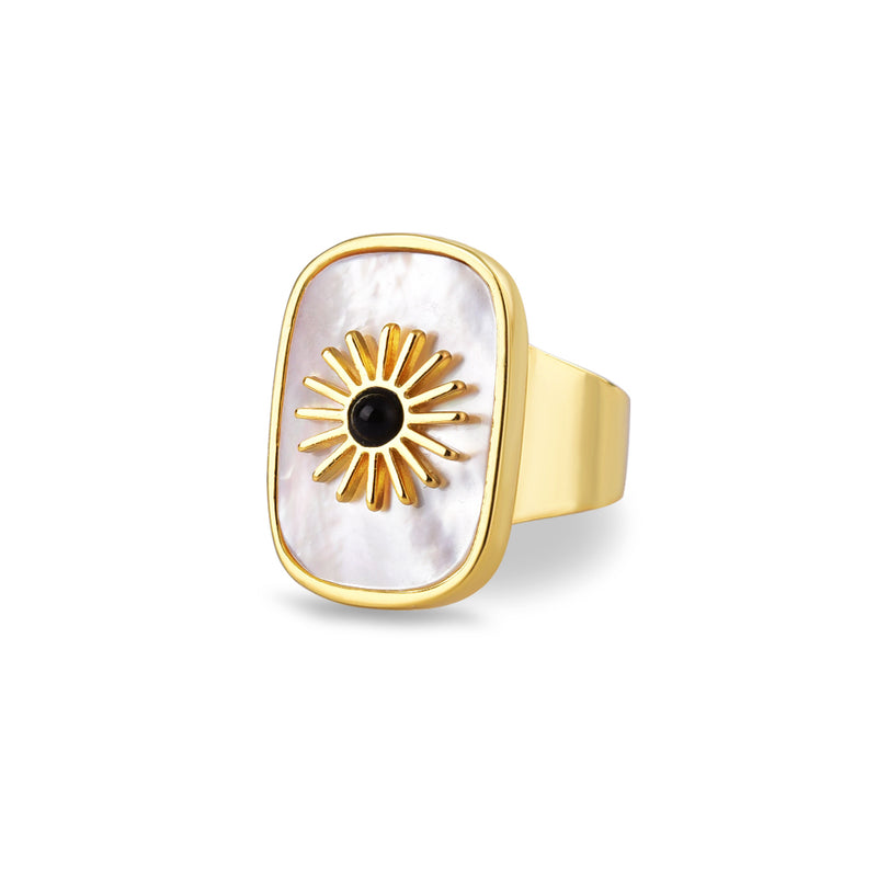 Aria Rectangle Adjustable Ring