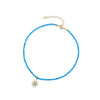 Yvonne Turquorise Star Bead Choker Neckalce