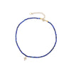 Sandra Lapis Bead Choker Neckalce