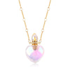 Medium Heart Perfume Bottle Necklace