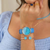 Selena Opal Light Blue Watch